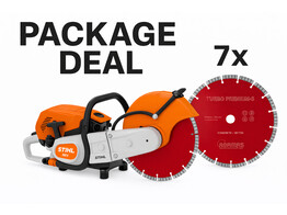 Stihl TS910.0i   O400mm  7 stuks  Package Deal